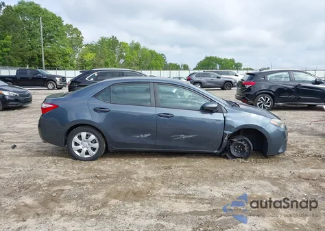 2014 Toyota Corolla Le from USA, damaged, VIN 2T1BURHE8EC015411